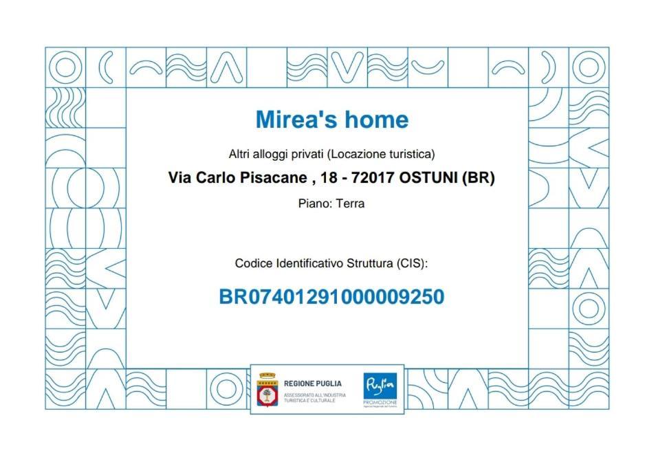 Mirea'S Home Ostuni Zewnętrze zdjęcie